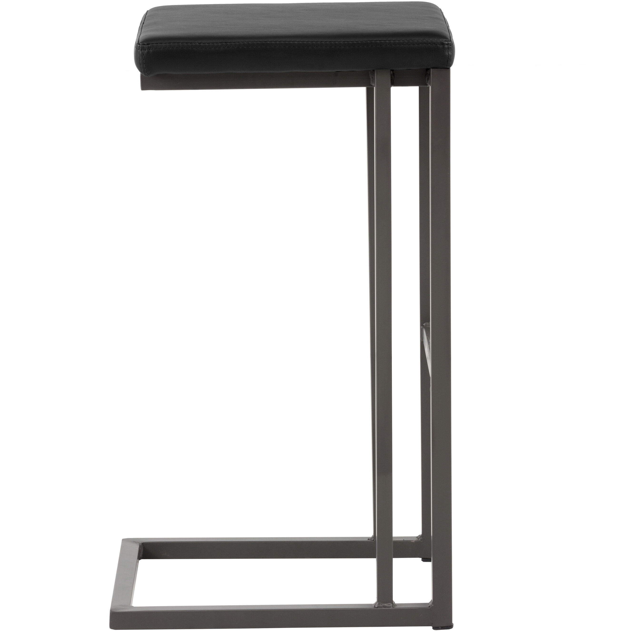Boone 30 inch Grey / Onyx Barstool, Set Of 2